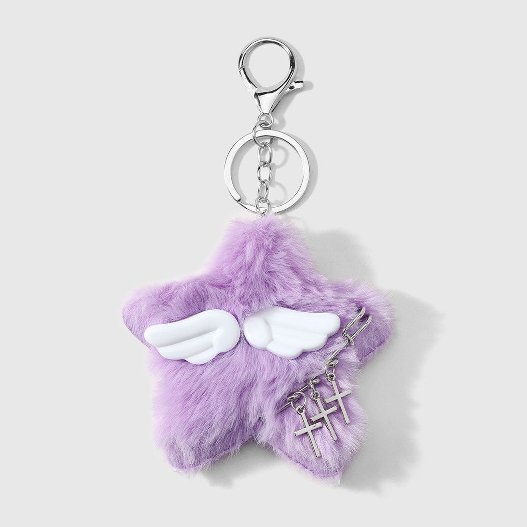 Keypus - Cartoon Plush Wing Star Keychain