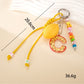Keypus - Acrylic Sports Ball Letter Bag Charm Keychain