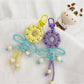 Keypus - Beaded Fringe Flower Keychain