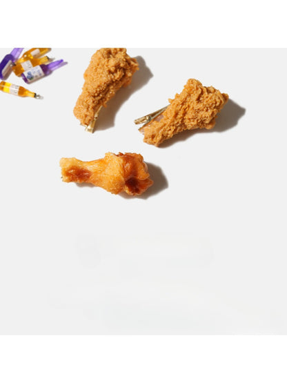 Beau - Realistic Fried Chicken Leg Hair Clip