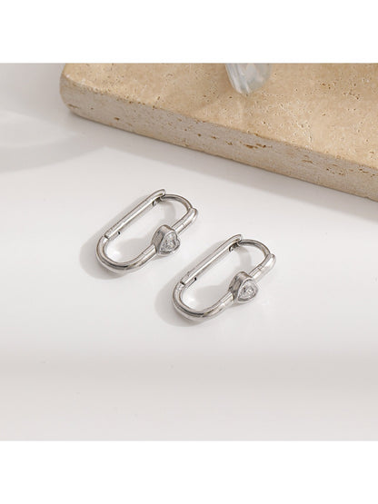 Earedge - Valentine Day Minimalist Hoop Earrings