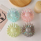 Beau - Flower Shaped Decorative Plastic Alloy Claw Clip