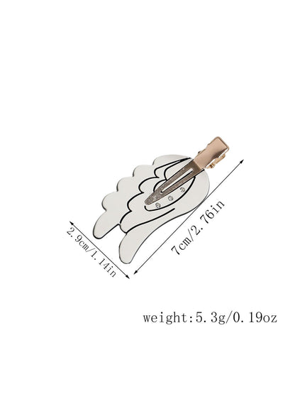 Beau - Angel Wing Side Bangs Plastic Hair Clip