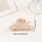 Beau - Striped Half Round Hair Claw Clip
