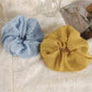 Gifty - Solid Color Polyester Fabric Scrunchie