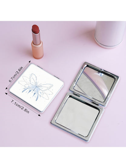 Mirroray - Decorative Butterfly Print Portable Mirror