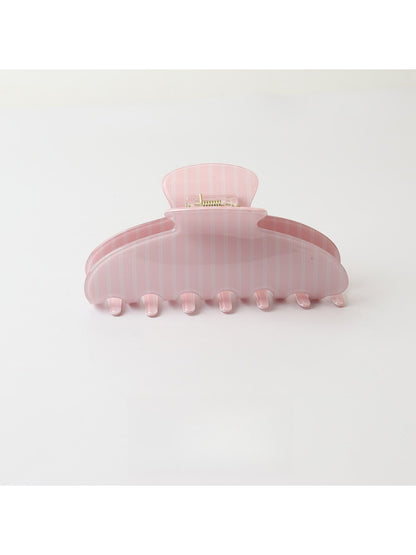 Beau - Modern Striped PVC Hair Claw Clip
