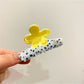 Beau - Sweet Flower Shape Bar Claw Clip