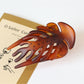 Beau - Simple Plastic Leaf Shape Hair Clip