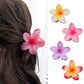 Beau - Bright Flower Shaped Glossy Claw Clip