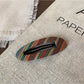 Beau - Vintage Striped Hair Clip