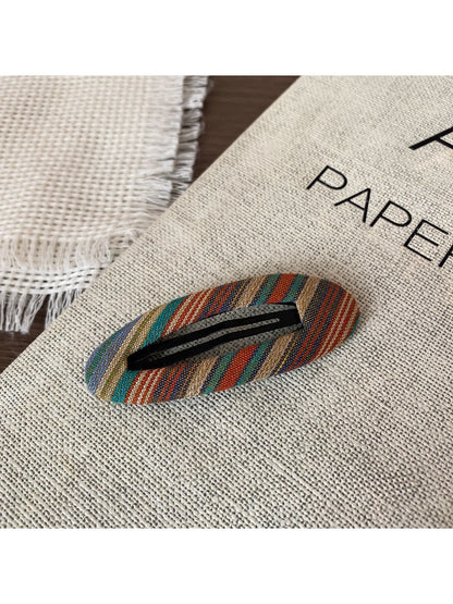 Beau - Vintage Striped Hair Clip