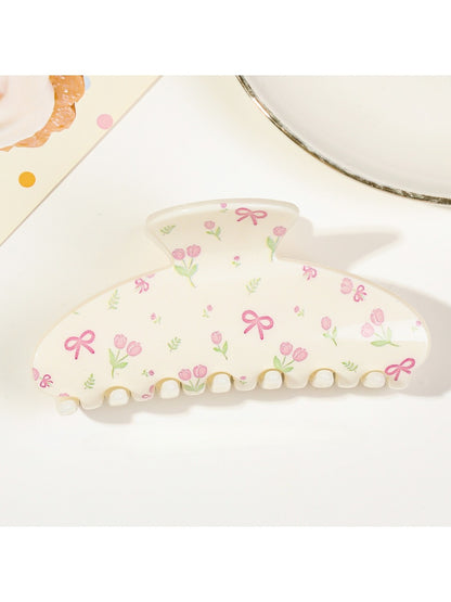 Beau - Light Toned Square Tipped Claw Clip