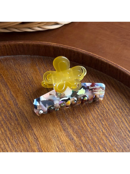 Beau - Fresh Style Floral Acetate Claw Clip