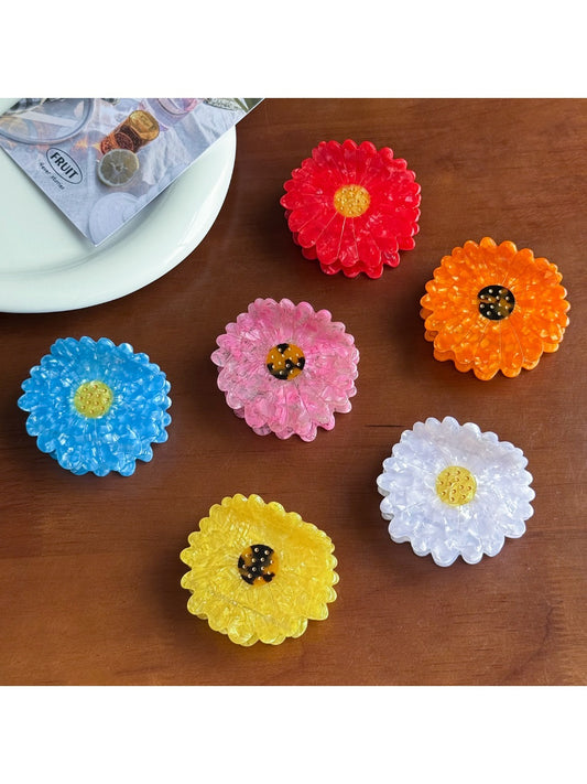 Beau - Daisy Sunflower Hair Clips Acetate