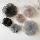 Gifty - Ruffled Mesh Polka Dot High Elastic Scrunchie