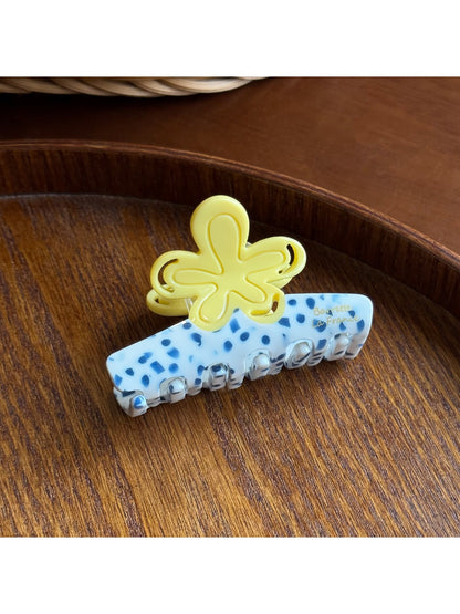 Beau - Fresh Style Floral Acetate Claw Clip