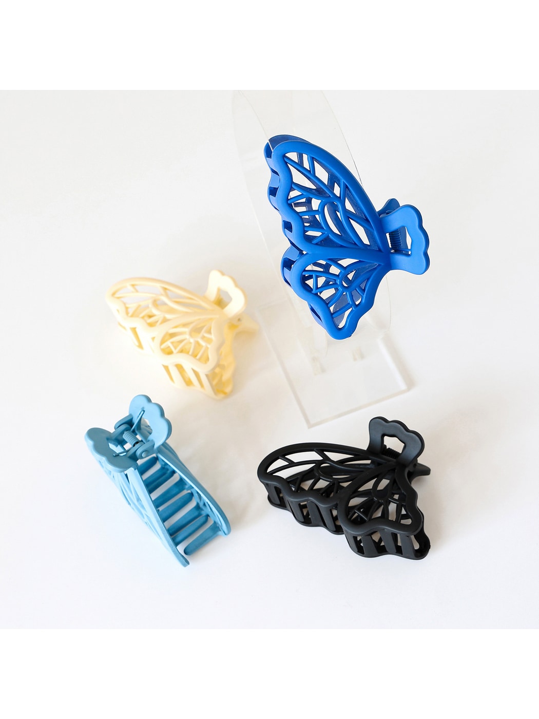 Beau - Decorative Butterfly Shape Plastic Hair Claw Clip