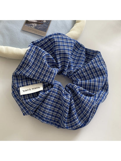 Gifty - Retro Blue Checkered Hair Loop