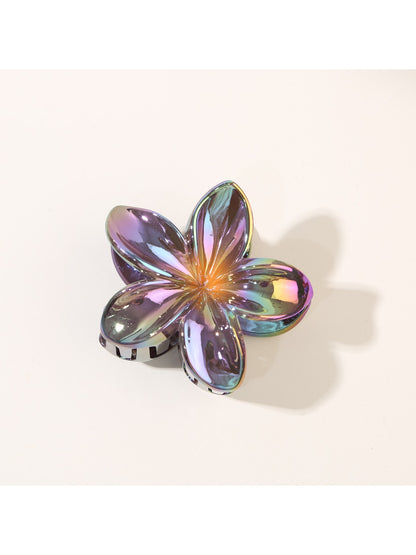 Beau - Iridescent Floral Hair Claw Clip