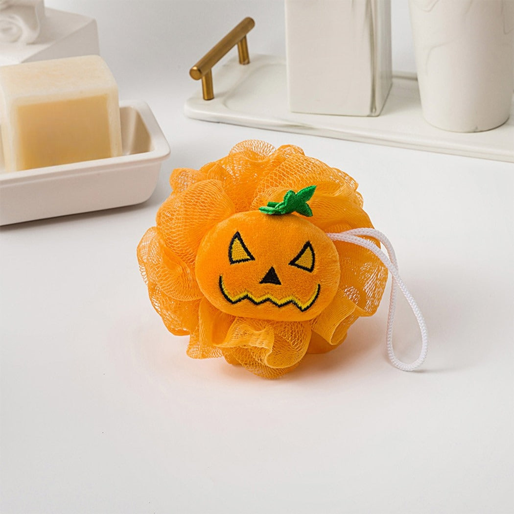 Papo - Halloween Pumpkin Mesh Bath Pouf