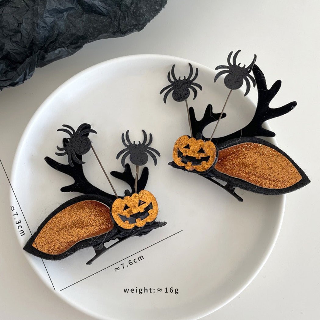 Beau - Dark Style Halloween Antler Hair Clip Set