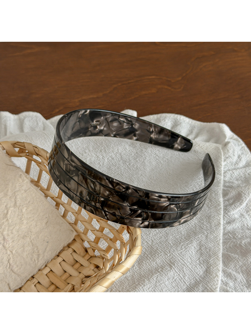 Gifty - Acetate Wide Geometric French Style Headband