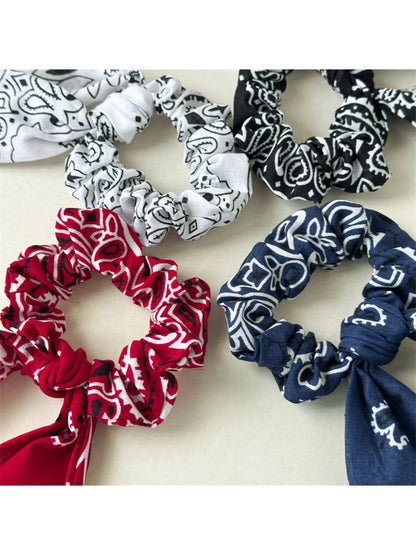 Gifty - Colorful Printed Hair Scrunchie
