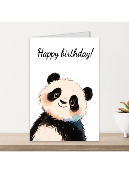 Carduria - Panda Themed Birthday Card