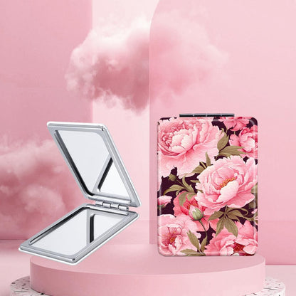 Mirroray - Floral Folding Handheld Touch Up Makeup Mirror