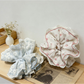Gifty - Ruffled Lace Strawberry Hair Scrunchie