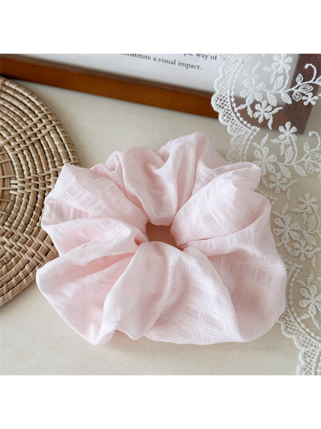 Gifty - Fresh Style Textured Gathered Hair Scrunchie