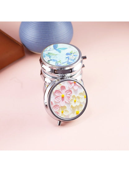 Mirroray - Colorful Three Compartment Portable Mirror