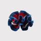 Gifty - Preppy Contrast Knit Ruffle Scrunchie