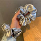Gifty - Grey Simple Elegant Scrunchie