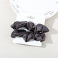Gifty - Solid Color Ruffled Hair Ties Set