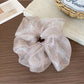 Gifty - Seersucker Starry Polka Dots Scrunchie