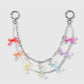 Keypus - Y2K Star Heart Bow Chain Bag Charm Keychain
