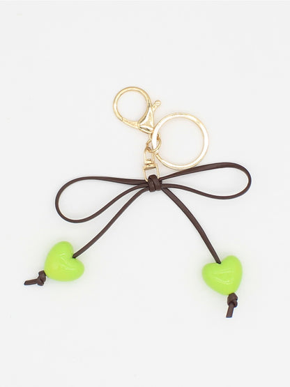 Keypus - Cute Heart Bow Keychain