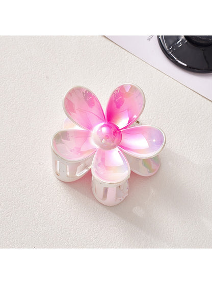 Beau - Iridescent Petal Flower Claw Clip