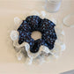 Gifty - Double Layer Lace Floral Print Hair Scrunchie