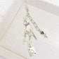 Keypus - Minimalist Hand and Flower Charm Keychain