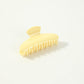Beau - Solid Color Square Tip Claw Clip
