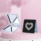 Mirroray - Foldable PU Leather Glass Makeup Mirror