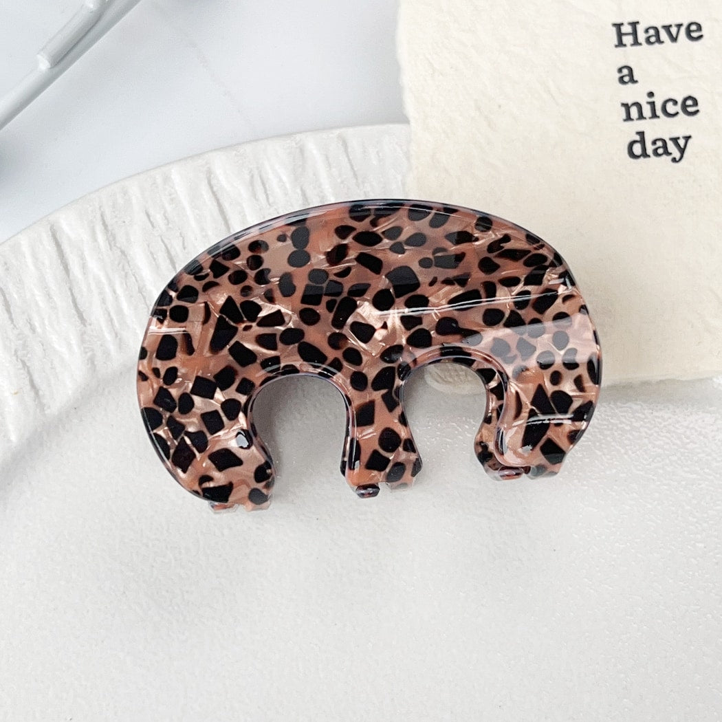 Beau - Elegant Style Leopard Print Claw Clip