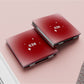 Mirroray - Minimalist Red Square Compact Mirror