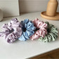 Gifty - Solid Color Polyester Satin Look Scrunchie
