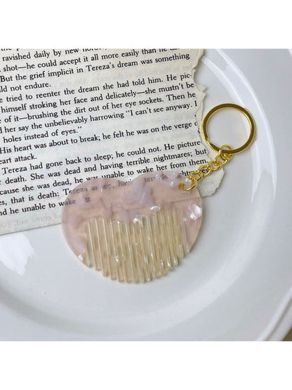 Keypus - Mini Heart Shaped Comb Keychain
