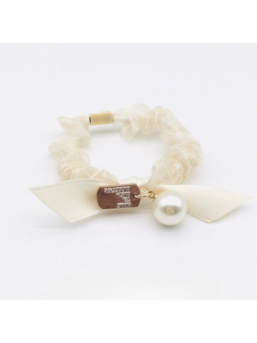 Gifty Sweet Bow Embellished Hair Tie displayed on a white background showing bow details