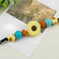 Keypus - Pretty Silicone Daisy Keychain